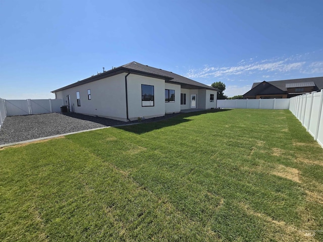 531 Full Moon Way, Twin Falls, ID 83301 - rear view of house featuring a fenced backyard and stucco siding