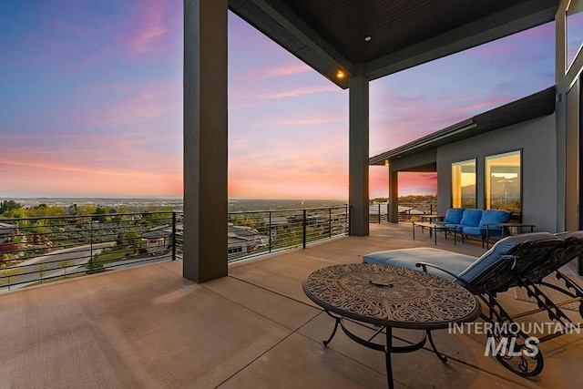 1519 S Galaxy Way, Boise, ID 83712 - view of patio / terrace featuring an outdoor living space