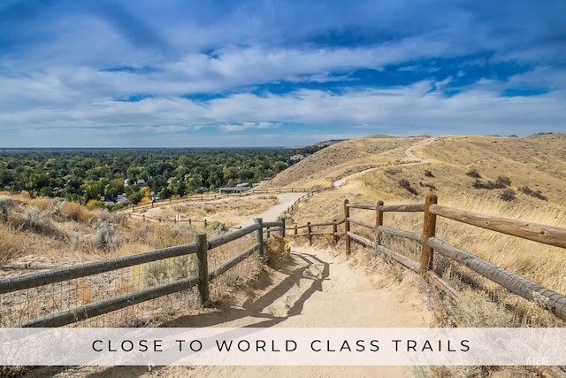 1519 S Galaxy Way, Boise, ID 83712 - mountain view with rural landscape