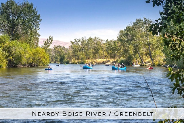 1519 S Galaxy Way, Boise, ID 83712 - water view featuring a heavily wooded area