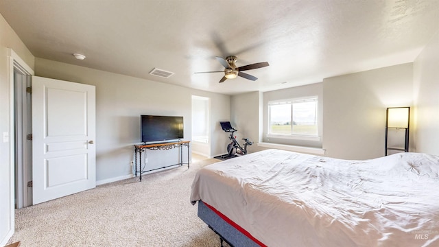 133 S Baraya Way, Meridian, ID 83642 - carpeted bedroom with baseboards and a ceiling fan
