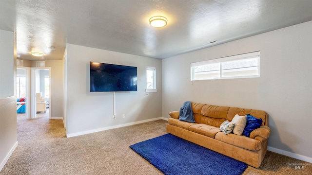 133 S Baraya Way, Meridian, ID 83642 - carpeted living area featuring baseboards