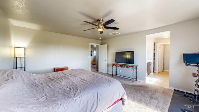 133 S Baraya Way, Meridian, ID 83642 - carpeted bedroom featuring baseboards and ceiling fan