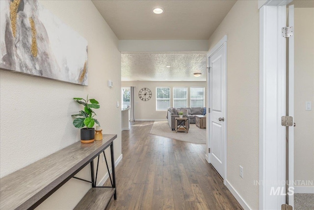 19118 Ralston Way, Caldwell, ID 83605 - hall with wood finished floors and recessed lighting