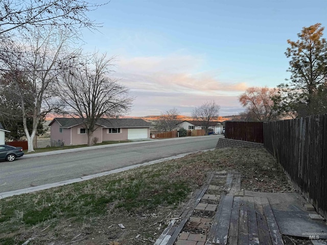 view of street