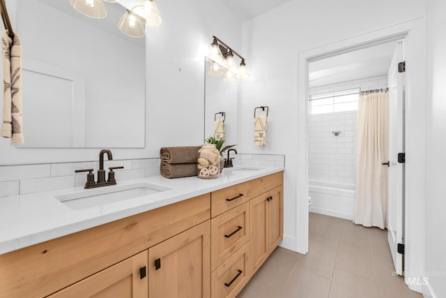 7060 E La Cuesta St, Boise, ID 83716 - full bath featuring double vanity, toilet, and shower / tub combo