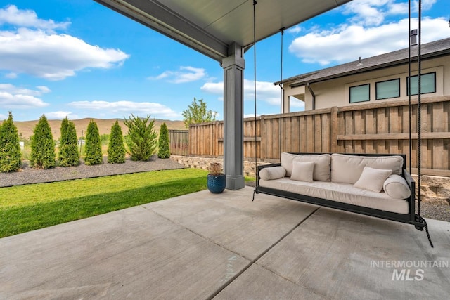 7060 E La Cuesta St, Boise, ID 83716 - view of patio / terrace featuring an outdoor living space