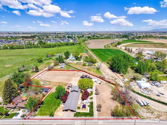 drone / aerial view