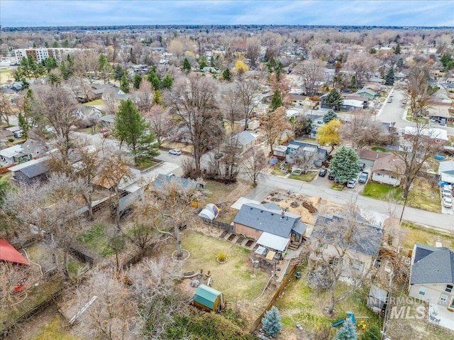 drone / aerial view featuring a residential view