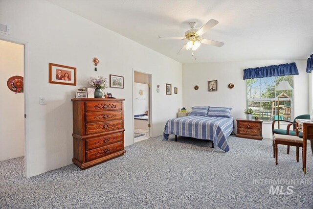 321 S 600 E, Jerome, ID 83338 - carpeted bedroom with ceiling fan