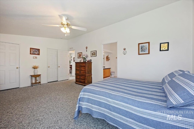 321 S 600 E, Jerome, ID 83338 - bedroom featuring carpet floors and a ceiling fan