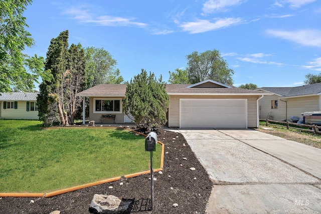 64 Borah, Nampa, ID 83651 - single story home with concrete driveway and a front yard