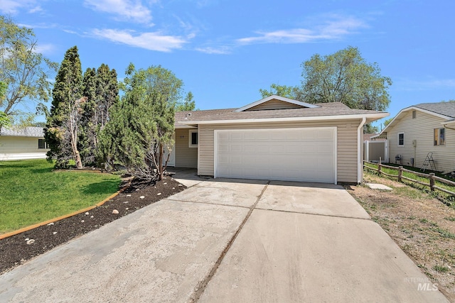 64 Borah, Nampa, ID 83651 - ranch-style home featuring driveway, a garage, and roof with shingles