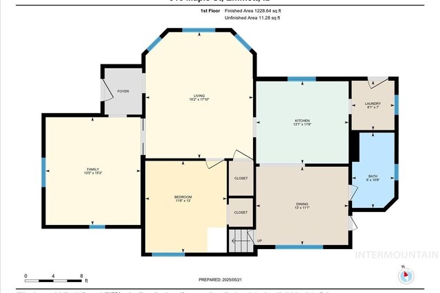 316 Maple Ave, Emmett, ID 83617 - room layout