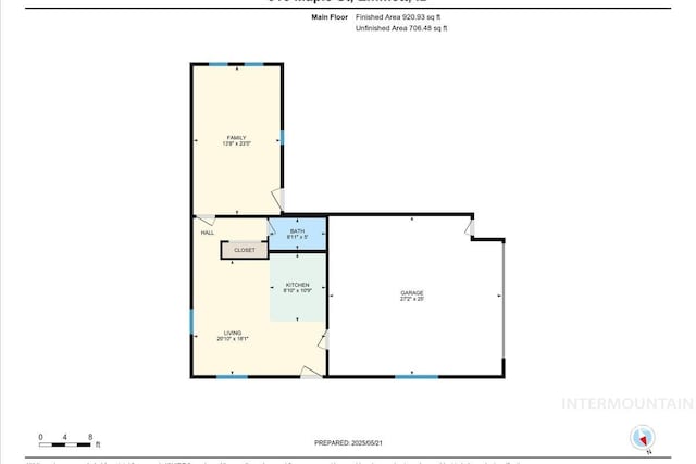 316 Maple Ave, Emmett, ID 83617 - home floor plan