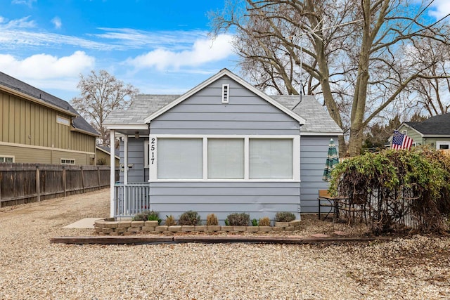 2517/2519 N 21st, Boise, ID 83702 - view of front of home featuring fence and roof with shingles