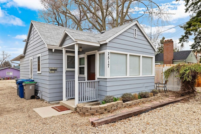 2517/2519 N 21st, Boise, ID 83702 - bungalow-style home with roof with shingles and fence