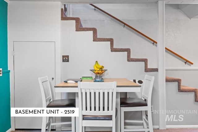 2517/2519 N 21st, Boise, ID 83702 - dining space featuring stairway