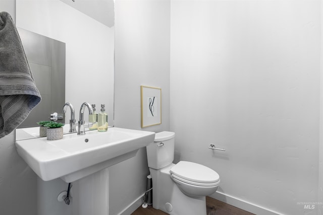 4213 E Divide Pass St, Meridian, ID 83642 - half bath with toilet and wood finished floors