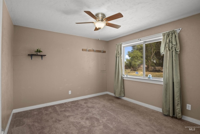642 Oak St, Twin Falls, ID 83301 - empty room featuring ceiling fan, carpet floors, and baseboards