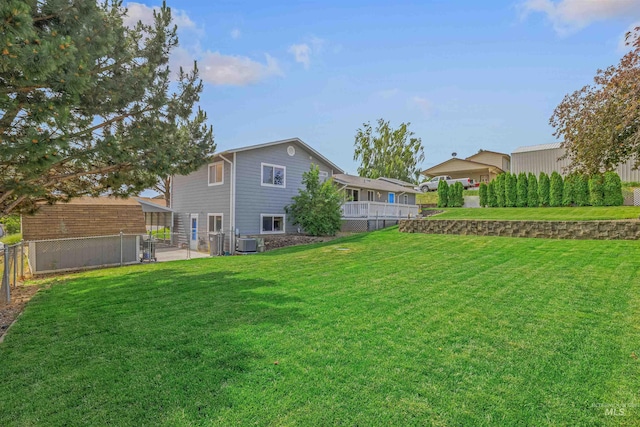 3404 Chukar Ln, Clarkston, WA 99403 - view of yard featuring cooling unit and a patio