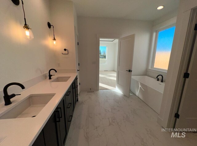 11233 S Saylis Pl, Kuna, ID 83634 - bathroom with vanity and a bathtub