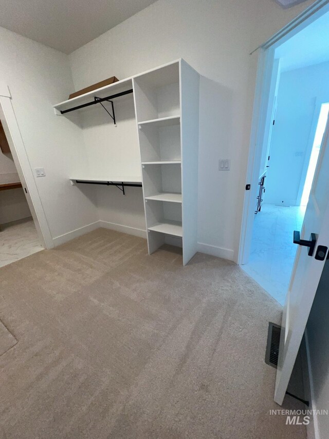 11233 S Saylis Pl, Kuna, ID 83634 - walk in closet featuring light carpet