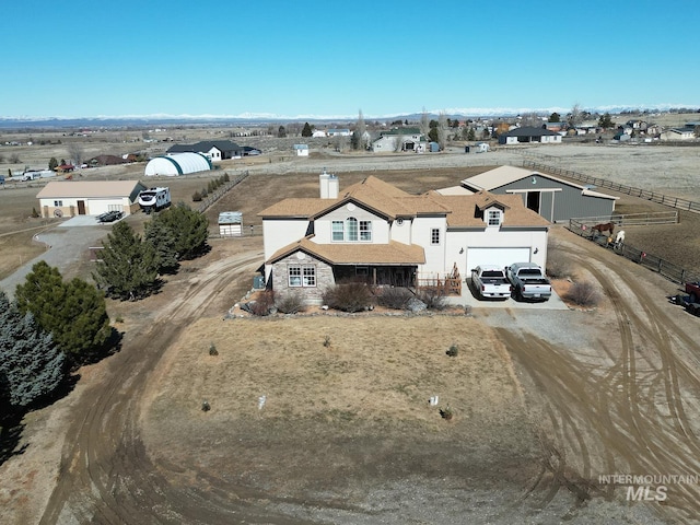 bird's eye view featuring a residential view