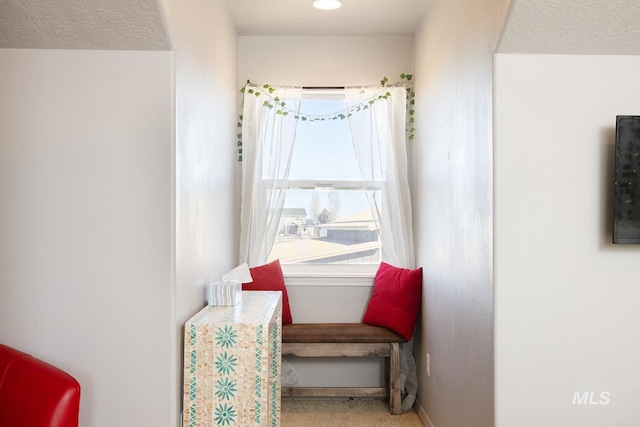 sitting room featuring baseboards