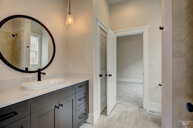 1149 E Crescendo St, Meridian, ID 83642 - full bath featuring vanity and a tile shower