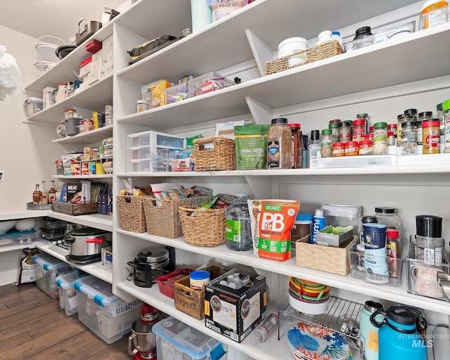 view of pantry