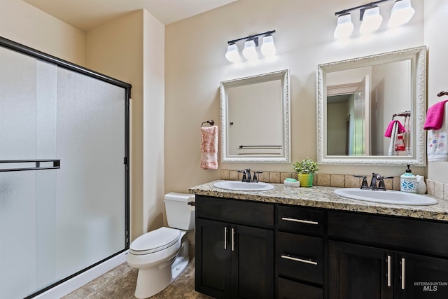 4315 N Nuova Ave, Meridian, ID 83646 - full bath with toilet, a stall shower, and a sink