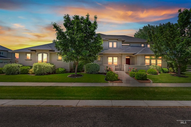 4315 N Nuova Ave, Meridian, ID 83646 - view of front of property featuring a front yard and stucco siding