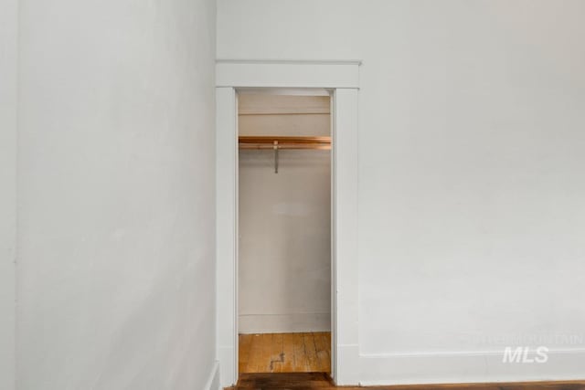 view of closet