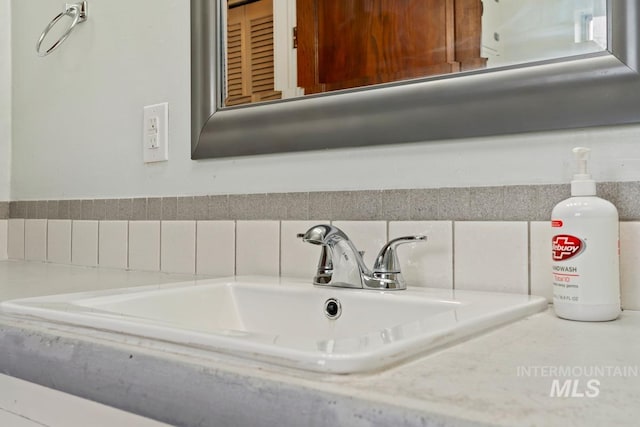 room details with a sink