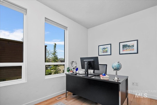 3602 N Prospect Way, Garden City, ID 83714 - office with wood finished floors and baseboards