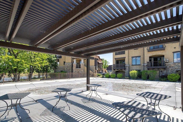 3602 N Prospect Way, Garden City, ID 83714 - view of patio / terrace featuring fence