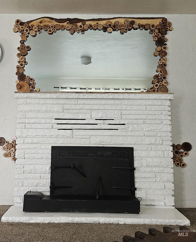 207 N Main St, Homedale, ID 83628 - detailed view of a fireplace