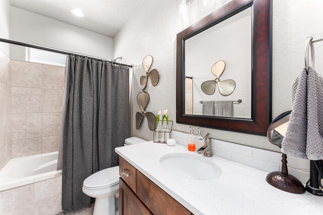 1670 Mary Hill Ave, Middleton, ID 83644 - bathroom with toilet, tiled shower / bath, and vanity
