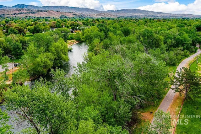8079 W Beckton Ln, Garden City, ID 83714 - drone / aerial view of a water and mountain view