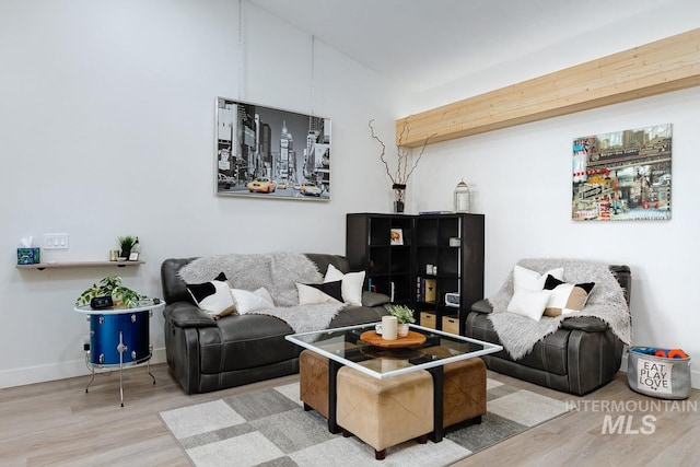 8079 W Beckton Ln, Garden City, ID 83714 - living room featuring wood finished floors and baseboards