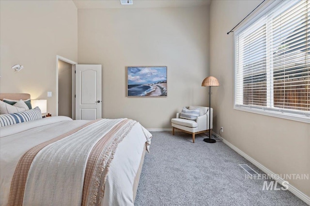 bedroom featuring carpet floors