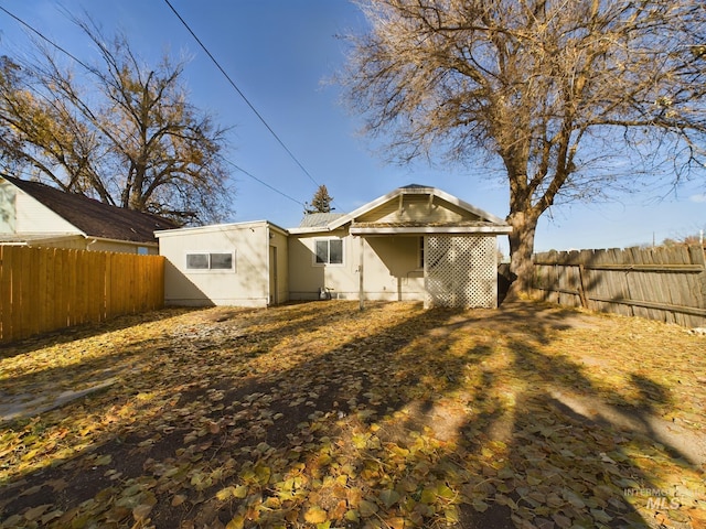 view of rear view of house