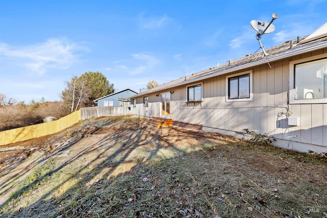 view of rear view of property