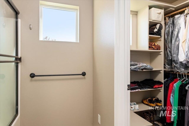 1375 Ross Rd, Weiser, ID 83672 - bathroom with an enclosed shower and a spacious closet