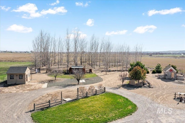 1375 Ross Rd, Weiser, ID 83672 - view of yard with a rural view and an outbuilding
