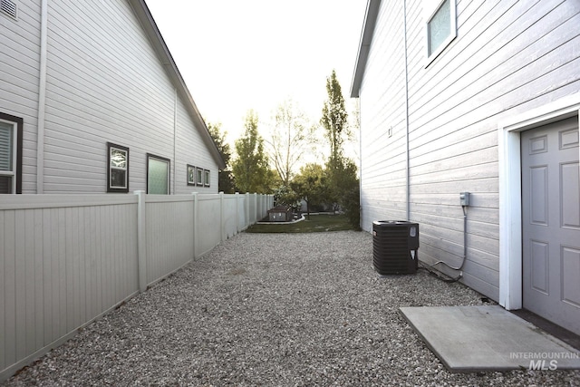 4446 S Carina Way, Meridian, ID 83642 - view of home's exterior featuring fence and central AC