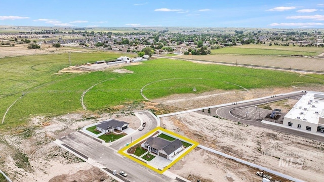 968 Gregory Way, Twin Falls, ID 83301 - aerial view of property and surrounding area featuring property boundaries highlighted
