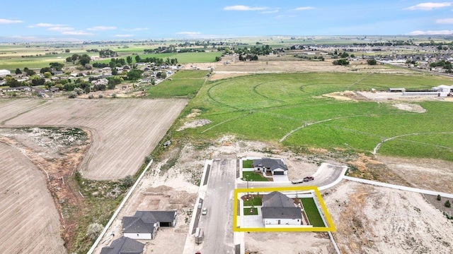 968 Gregory Way, Twin Falls, ID 83301 - aerial view of sparsely populated area with property parcel outlined