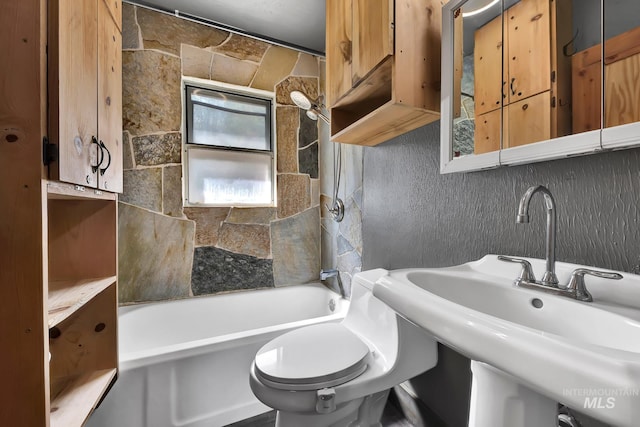 1219 N Indiana, Caldwell, ID 83605 - full bath with a sink, toilet, and  shower combination